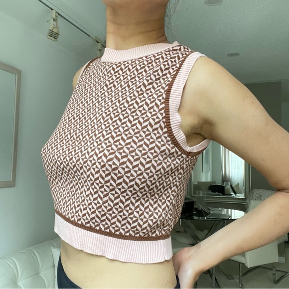 Stradivarius Cotton Knit Vest - Picture 4 of 5